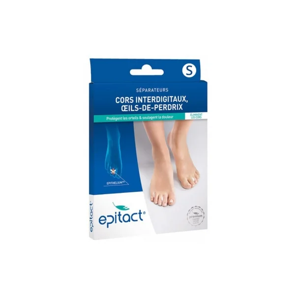Epitact Cors Interdigitaux Oeils-de-Perdrix Séparateurs 4 Unités - Taille : S