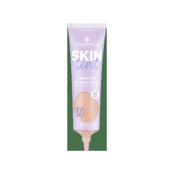 essence Foundation Skin Tint Hydrating Natural Finish LSF 30, 30, 30 ml