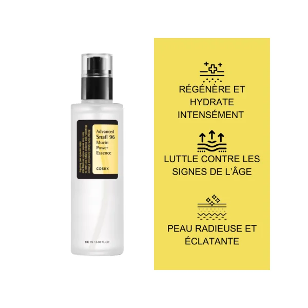 Essence tonifiante à la bave d'escargot 100ml