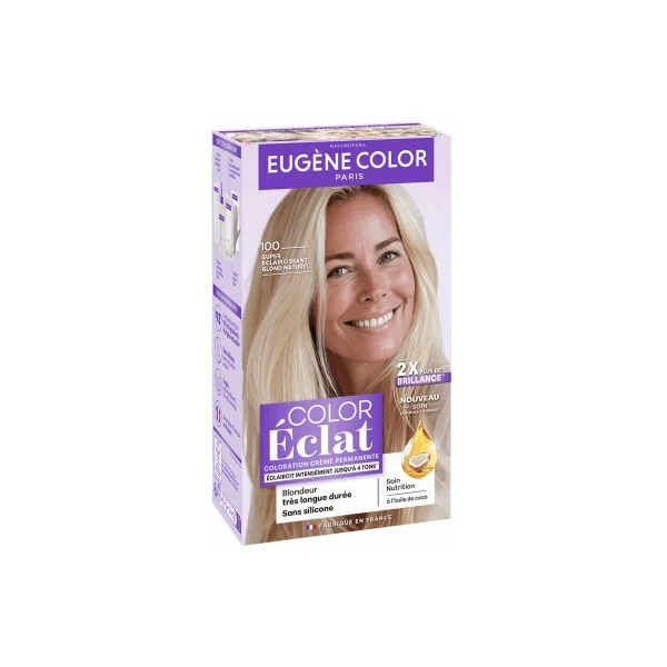 Eugène Color Color Éclat Coloration Crème Permanente - Coloration : 100 Super Éclaircissant Blond Naturel