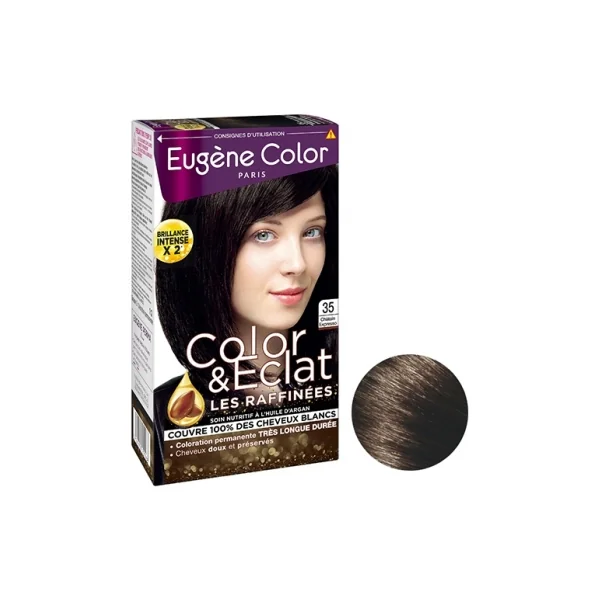 Eugène Color Color Éclat Coloration Crème Permanente - Coloration : 35 châtain Expresso
