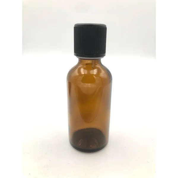 Flacon compte-gouttes en verre ambré - 10 ml, 30 ml, 50 ml