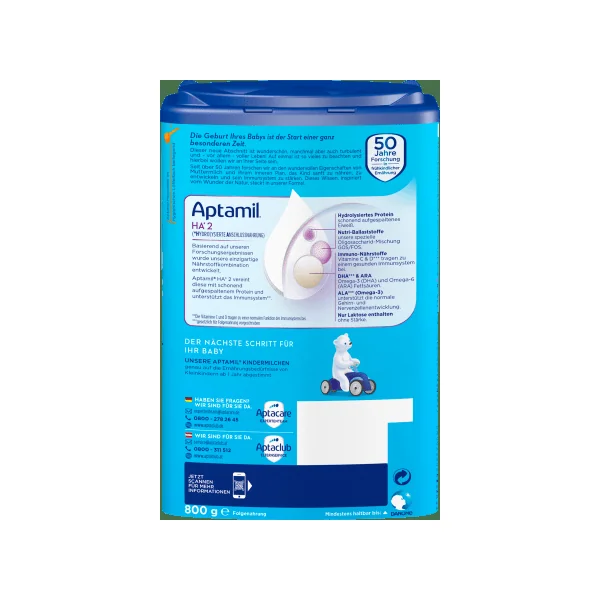 Folgemilch 2 HA nach dem 6. Monat, 800 g