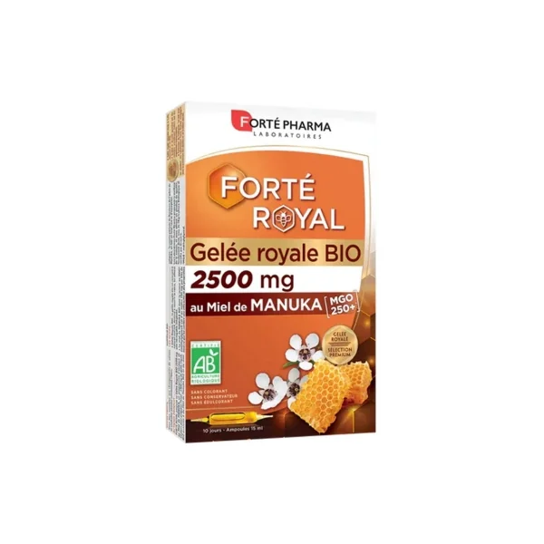 Forté Pharma Forté Royal Gelée Royale 2500 mg Bio 10 Ampoules