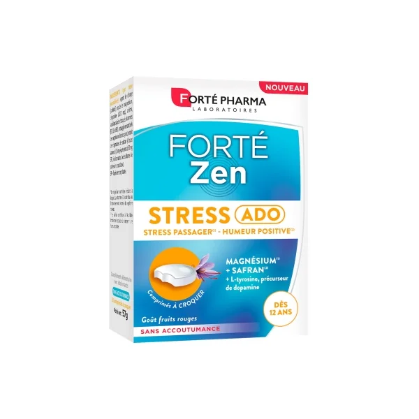 Forté Pharma Forté Zen Stress Ado 20 Comprimés à Croquer