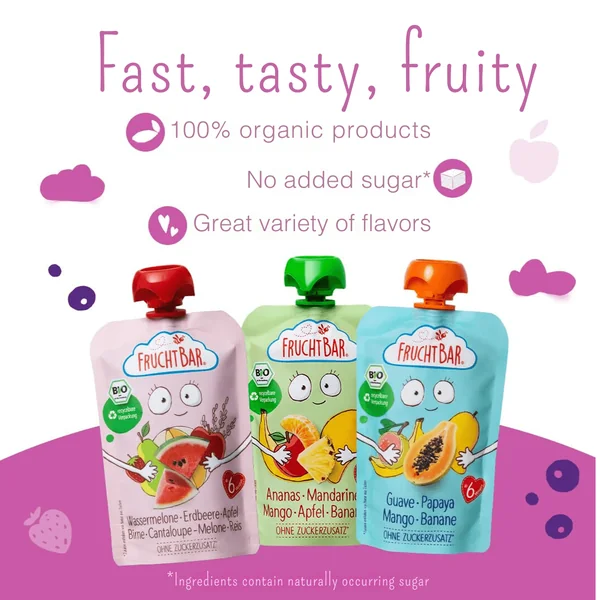 FruchtBar Organic Squeeze Treasure Chest -from 6 Months
