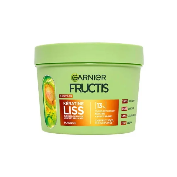 Garnier Fructis Kératine Liss Masque 370 ml