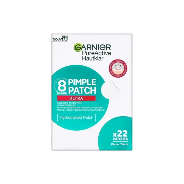 Garnier PureActive Pimple Patch Ultra 22 Patchs Hydrocolloïdes