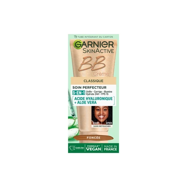 Garnier SkinActive BB Crème Classique Soin Perfecteur 5en1 50 ml - Teinte : Foncée