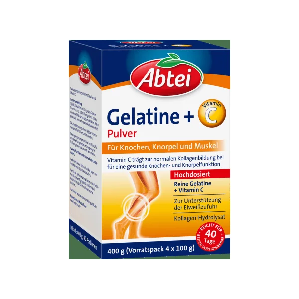 gelatine Pulver + Vitamin C (40 Portionen), 400 g