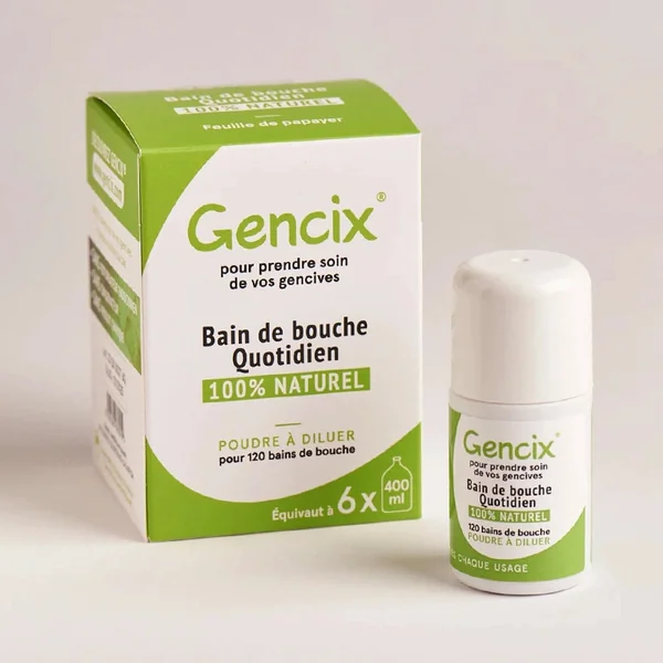 Gencix Bain de Bouche poudre feuilles de Papayer à diluer
