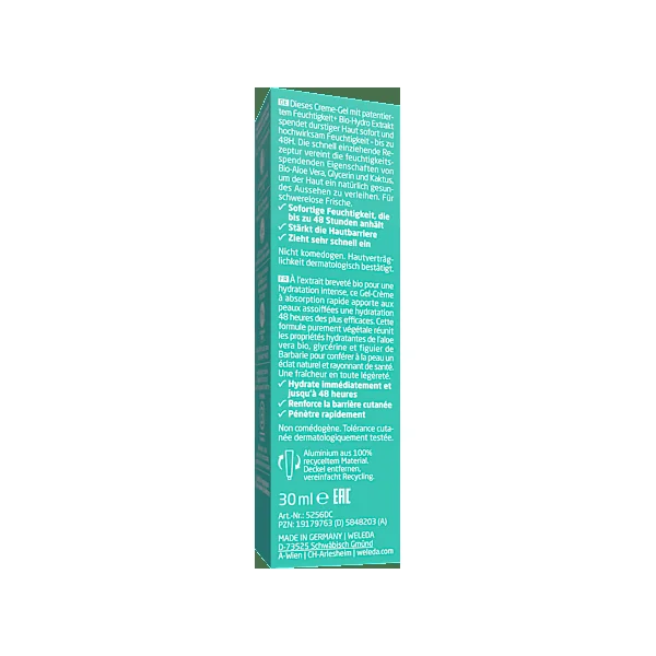Gesichtscreme Gel 48H Hydration, 30 ml