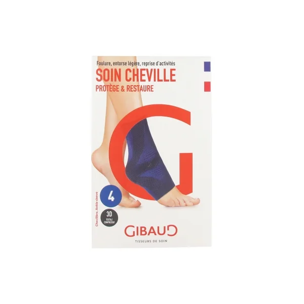 Gibaud Soin Cheville Chevillère Bleue - Taille : Taille 4