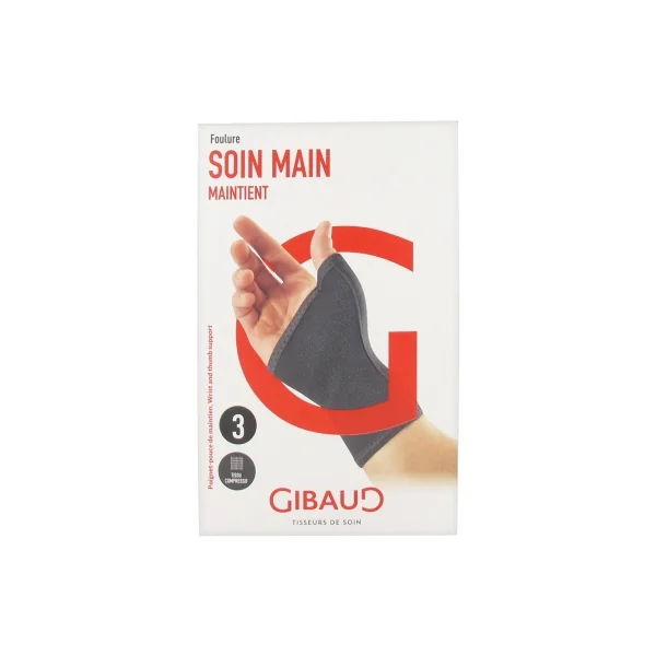 Gibaud Soin Main Poignet-Pouce de Maintien - Taille : Taille 3