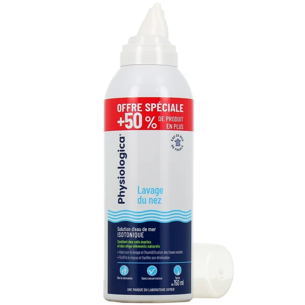 Gifrer Physiologica Solution d'Eau de Mer Isotonique