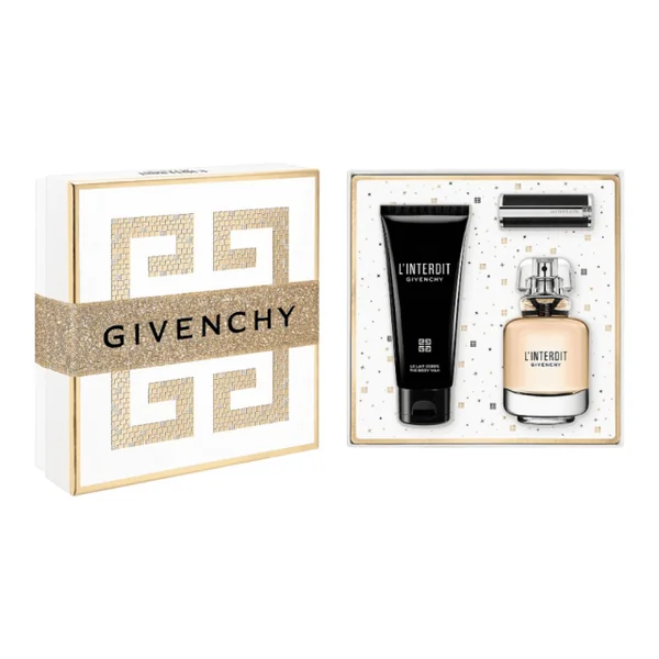 Givenchy - L'Interdit Coffret Eau de Parfum, lait corps et rouge à lèvres