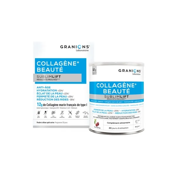 Granions Collagène+ Beauté SublimLift 300 g - Goût : Cerise