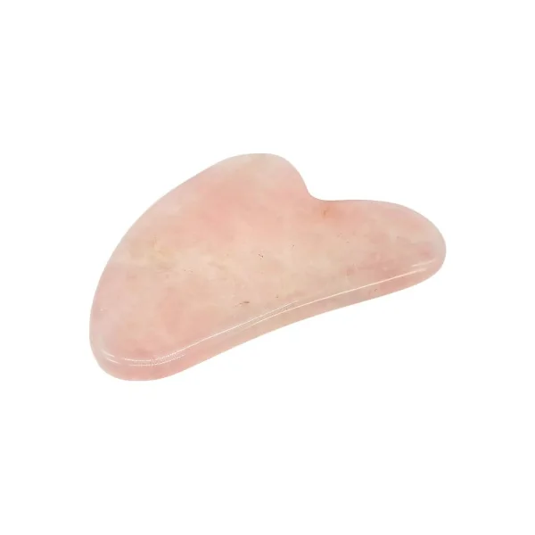 GUA SHA en quartz rose