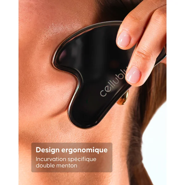 Gua Sha Métal Visage