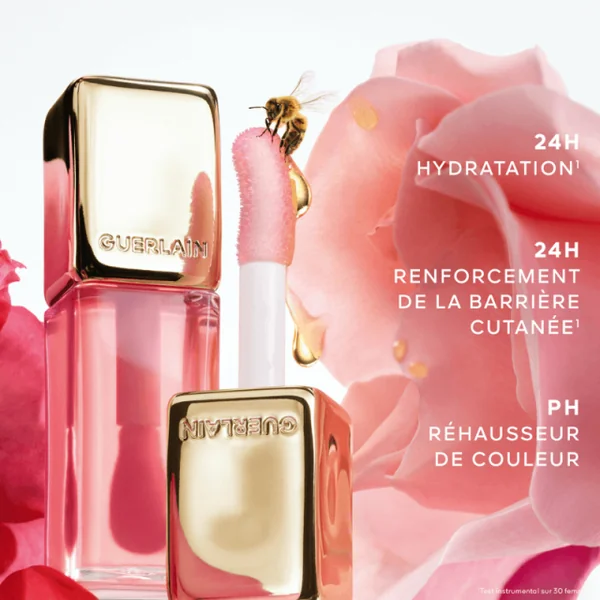 Guerlain - Kisskiss Bee Glow Oil Huile à lèvres teintée repuplante
