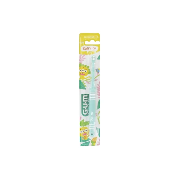 GUM Brosse à Dents Soft Baby 0 Mois et + 213 - Couleur : Menthe