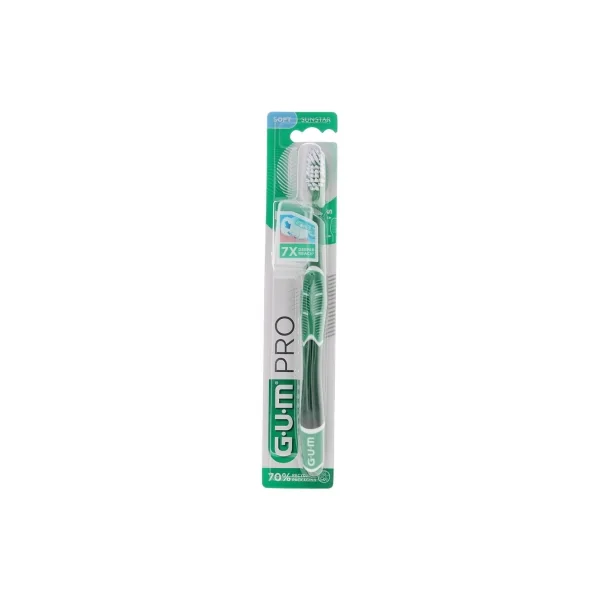 GUM Brosse à Dents Technique Pro Souple 525 - Couleur : Vert