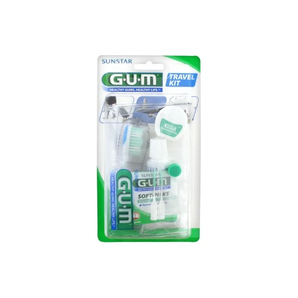 GUM Travel Kit - Couleur : Bleu