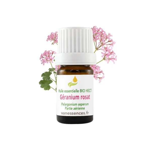 Géranium Rosat - Huile essentielle BIO HECT