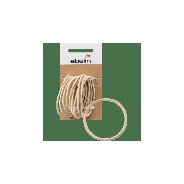 Haargummis dünn blond, 12 St