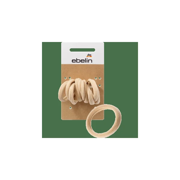 Haargummis klein blond, 9 St
