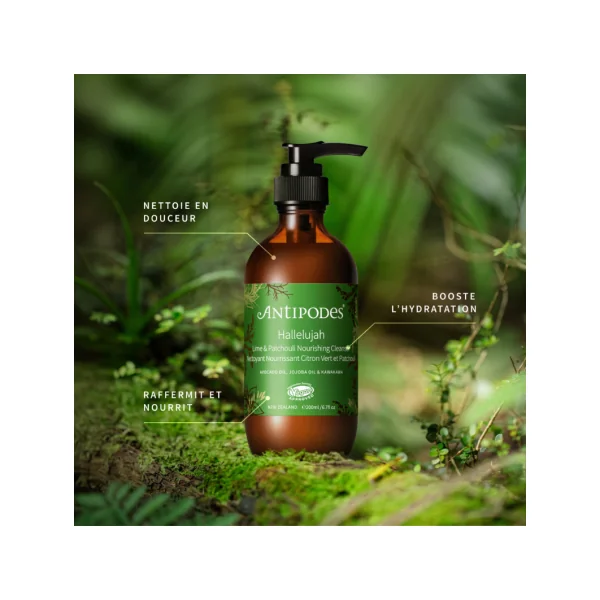 Hallelujah Nettoyant & Démaquillant Citron Vert & Patchouli 200ml