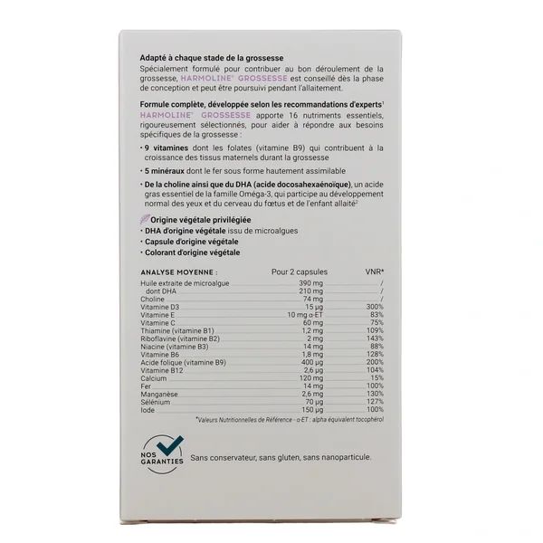 Harmoline Grossesse