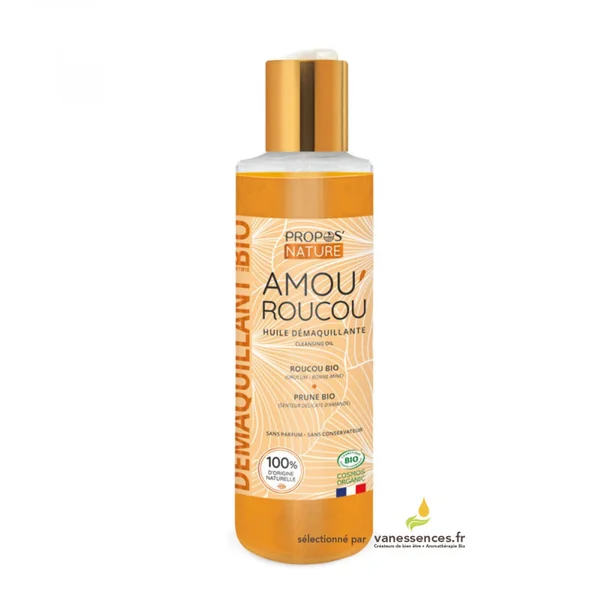 Huile démaquillante Bio Amou'Roucou 125ml