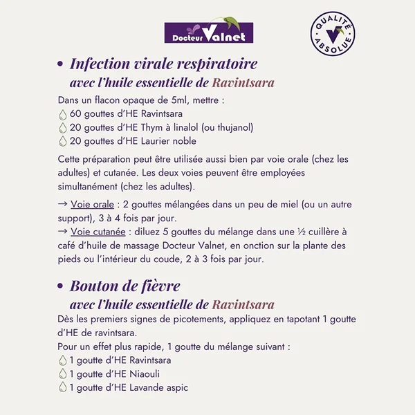 Huile essentielle Ravintsara BIO