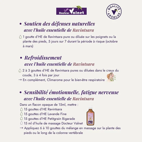 Huile essentielle Ravintsara BIO