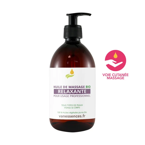 HUILE MASSAGE BIO RELAXANTE PROFESSIONNELLE