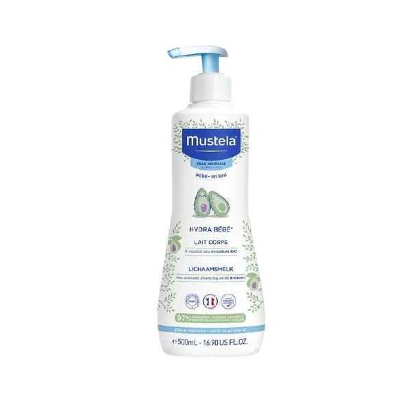 HYDRA BÉBÉ - Lait Corps à l'avocat - Peau Normale, 500ml