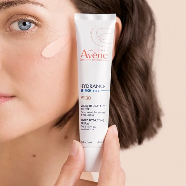 HYDRANCE BB RICH - Crème Hydratante Teintée Riche SPF30 - Visage - Peaux Sensibles Sèches à Très Sèches, 40ml