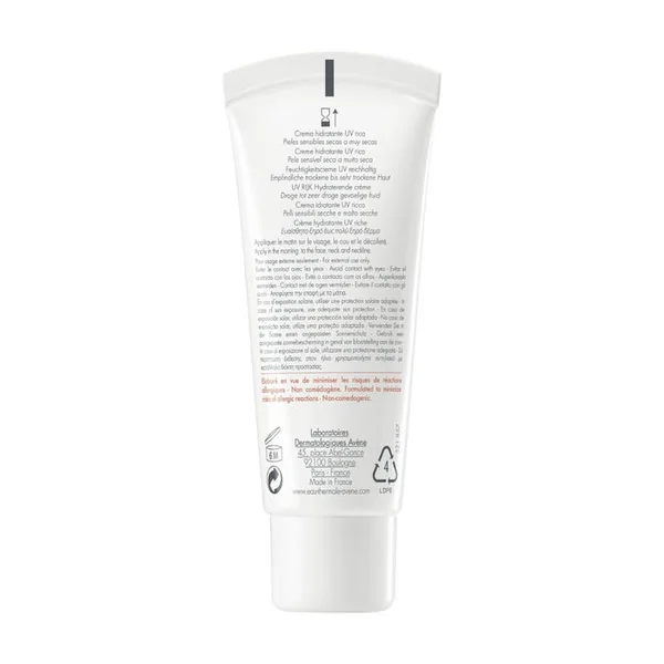 HYDRANCE UV - Crème Hydratante Riche SPF30 - Visage - Peaux Sèches à Très Sèches, 40ml
