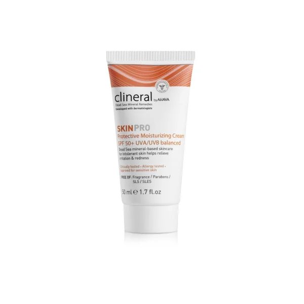 Hydratant Protection visage SKINPRO Clinéral SPF50 - 50 ml