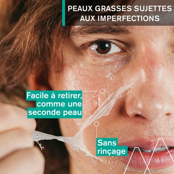 HYSEAC - Masque Purifiant Peel-Off - Visage - Peaux Grasses à Tendance Acnéique, 50ml