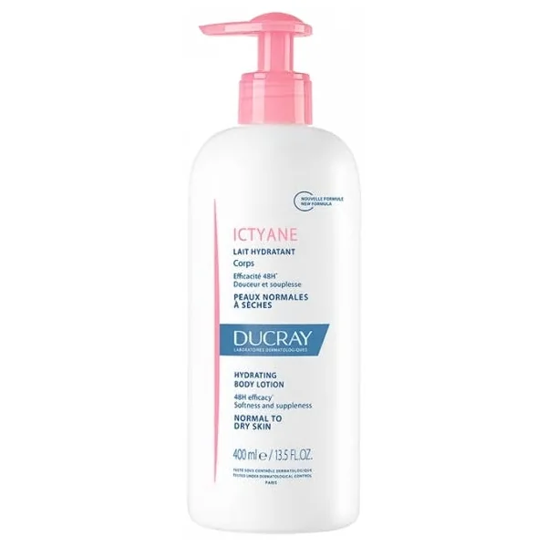 ICTYANE - Lait Hydratant - Corps - Peaux Normales à Sèches, 400ml