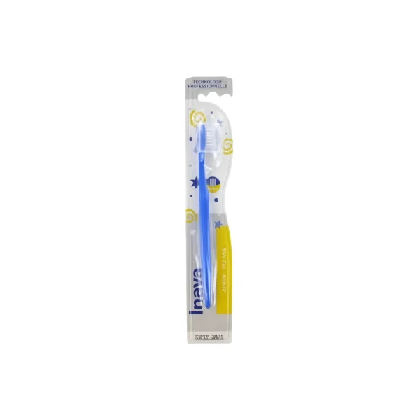 Inava Brosse à Dents Junior 7-12 Ans - Couleur : Bleu