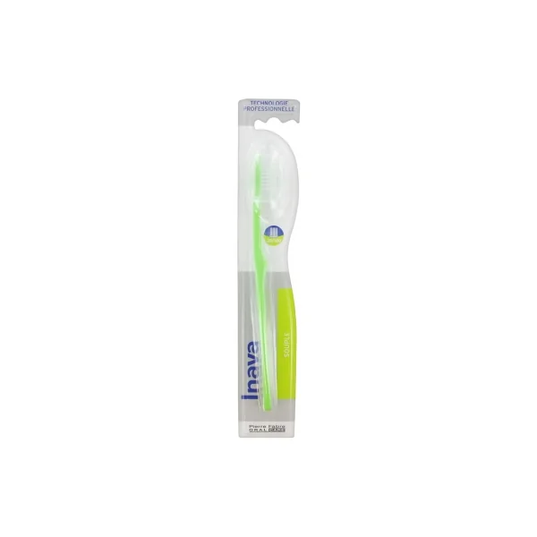 Inava Brosse à Dents Souple 20/100 - Couleur : Vert