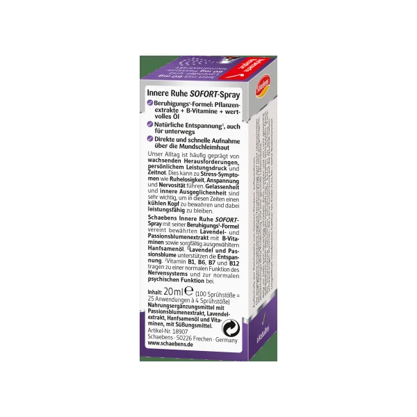 Innere Ruhe Sofort-Spray, 20 ml