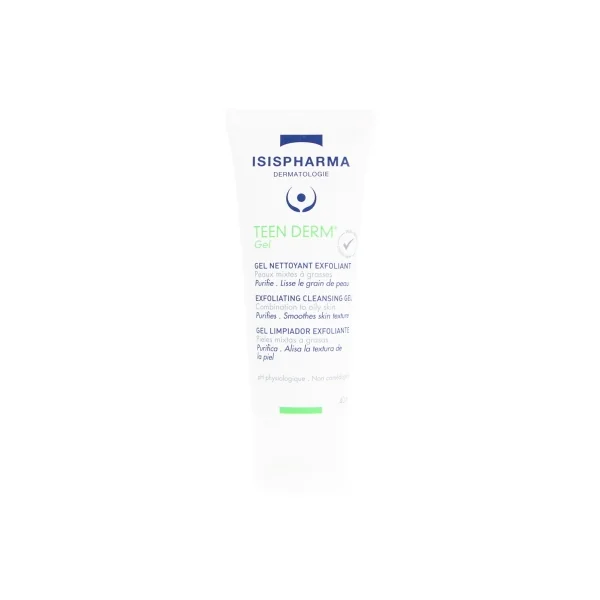 Isispharma Teen Derm Gel Nettoyant Exfoliant 40 ml