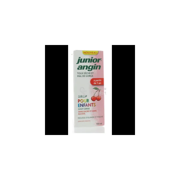 Junior Angin Sirop Toux Sèche et Mal de Gorge 150 ml