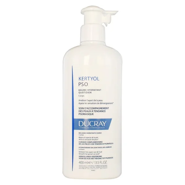 KERTYOL PSO - Baume Hydratant Quotidien - Corps - Peaux à Tendance Psoriasique, 400ml