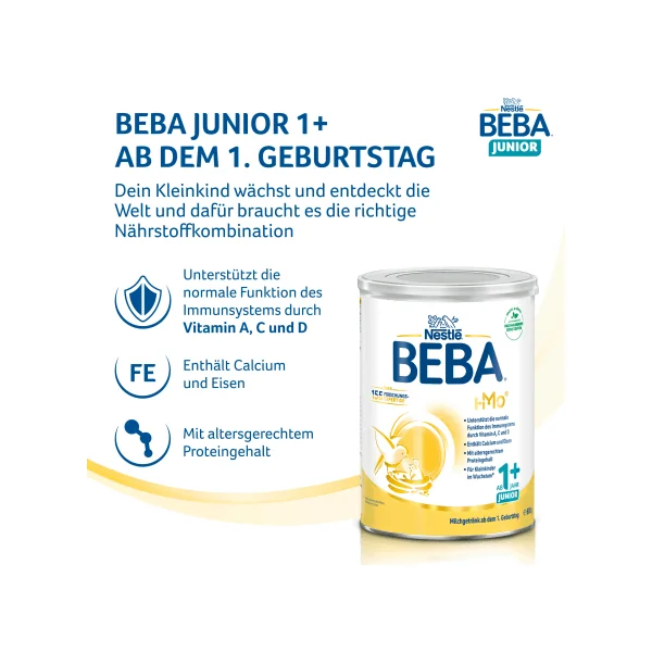 Kindermilch Junior 1+ ab dem 12. Monat, 0,8 kg