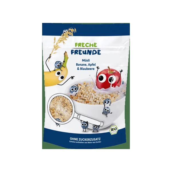 Kindermüsli Banane, Apfel & Blaubeere ab 1 Jahr, 220 g